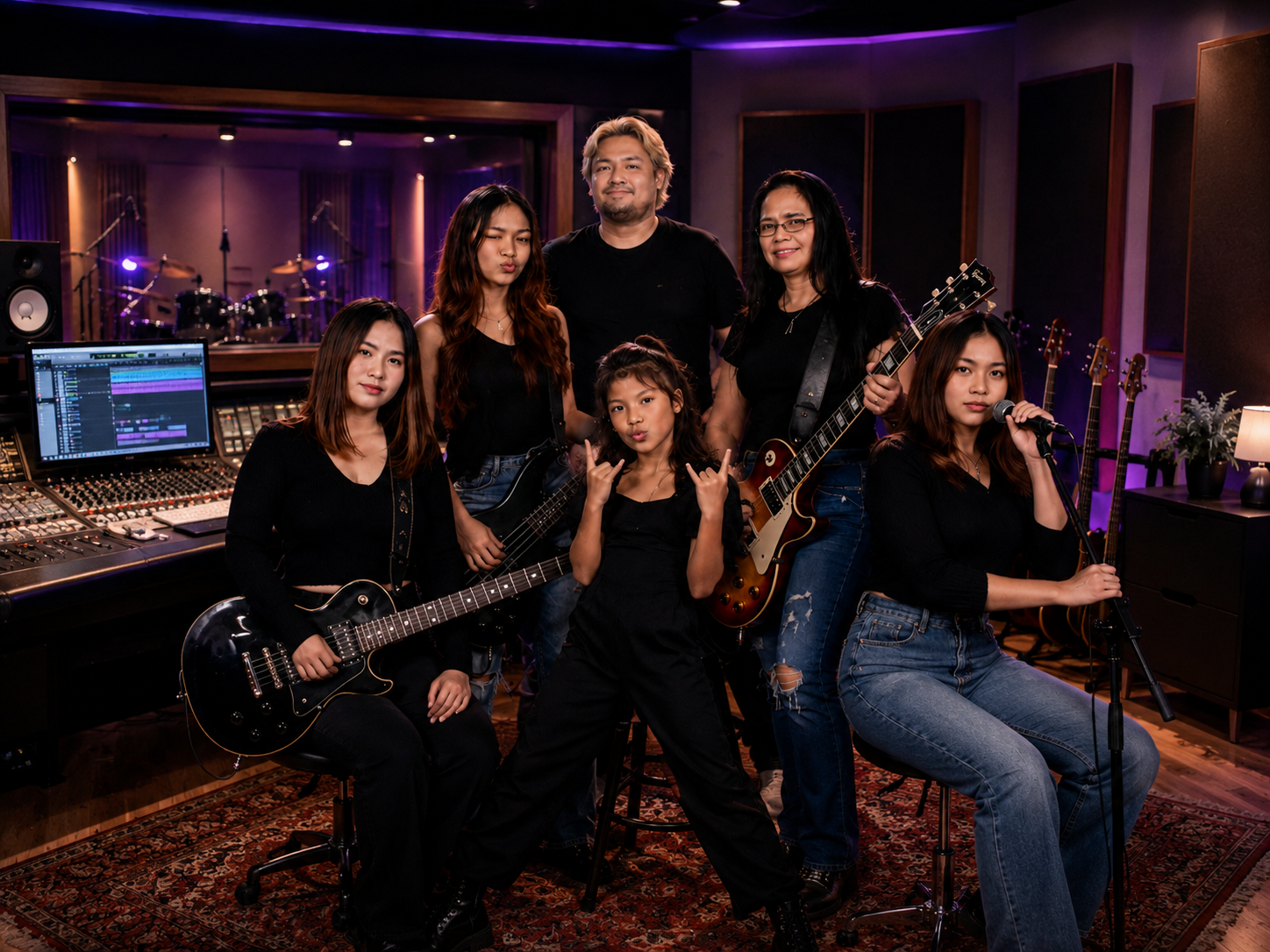 NOVA LIVE im Tonstudio